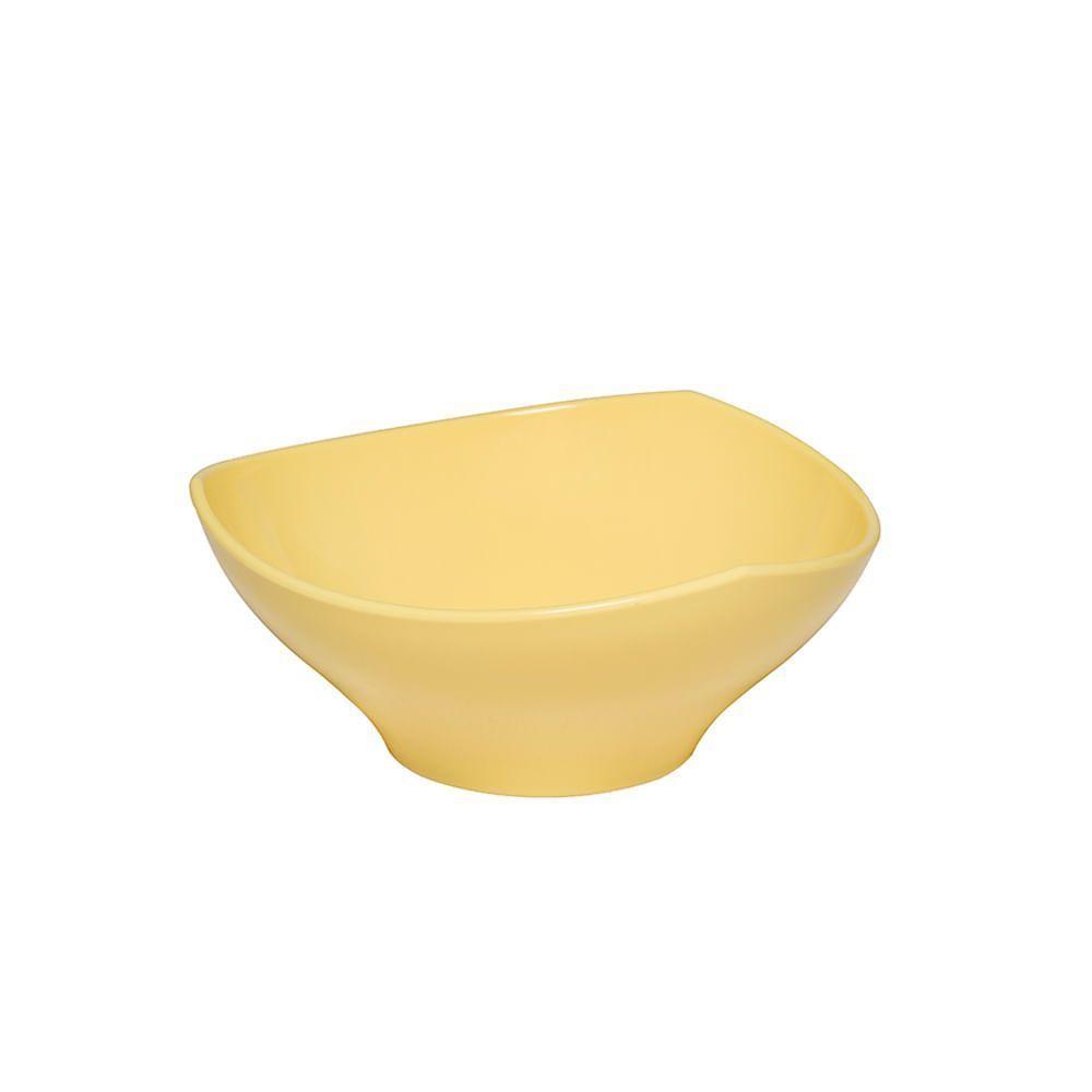 Bowl Flowers 1,5l Amarelo Claro Em Polipropileno Linha Tendência Vem - 1
