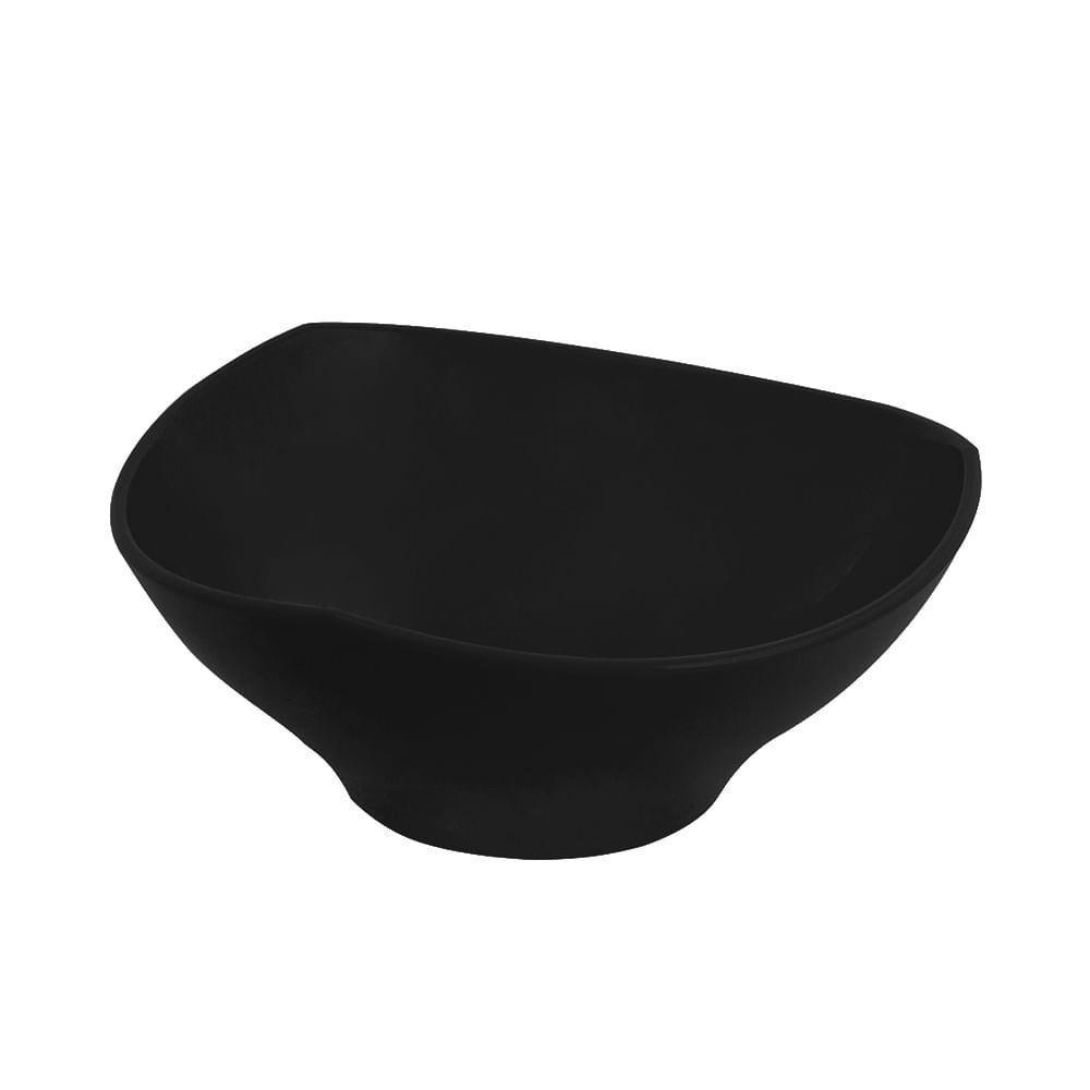 Bowl Flowers 1,5l Preto Em Polipropileno Linha Tropical Vem - 1