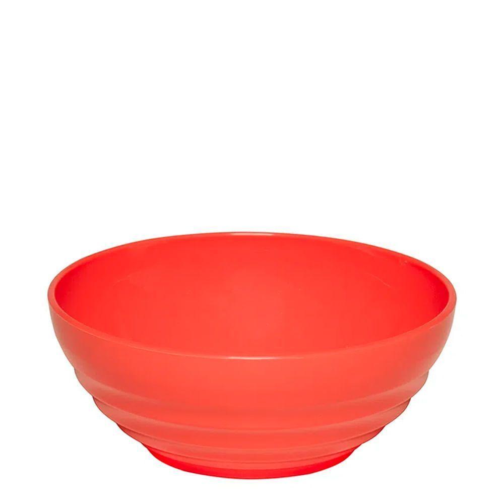 Bowl Oriental Redonda 500ml Coral Em Polipropileno Linha Tendência Vem - 1