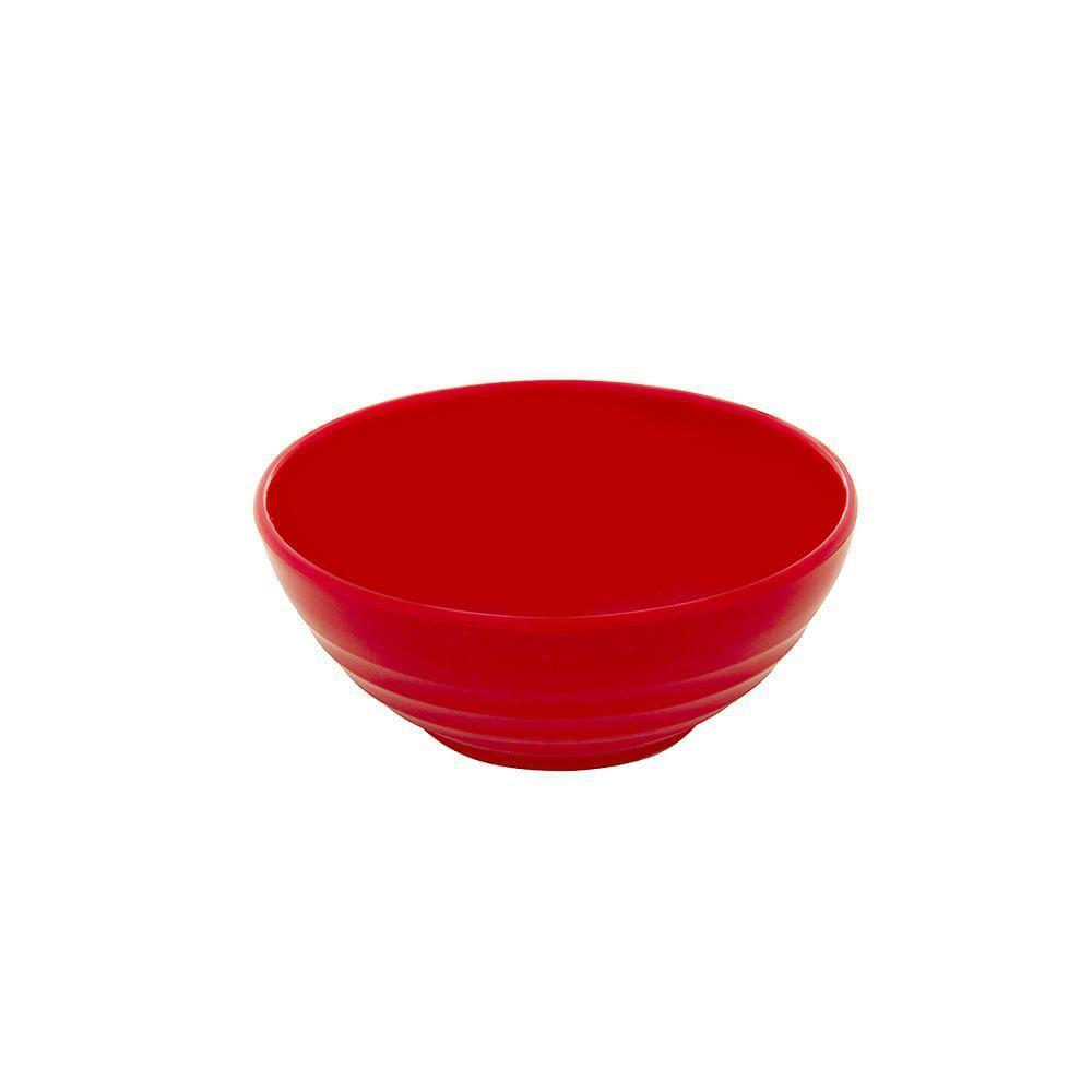 Bowl Oriental Redondo 500ml Vermelho Em Polipropileno Linha Tropical Vem - 1