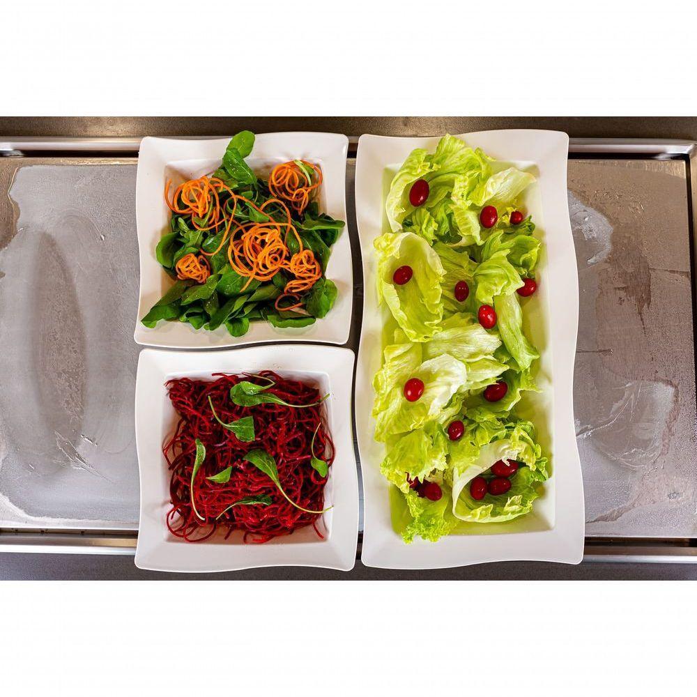 Saladeira Moove Quadrada 2l Verde Em Polipropileno Linha Tropical Vem - 3