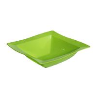 Saladeira Moove Quadrada 2l Verde Em Polipropileno Linha Tropical Vem - 1