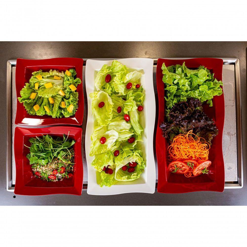 Saladeira Moove Retangular 5l Preta Em Policarbonato Linha Profissional Cook Vem - 2