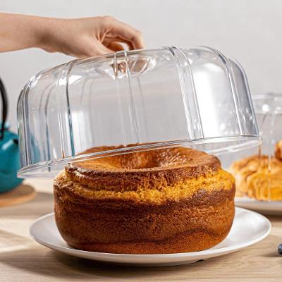 Boleira Elegance Redonda Com Tampa 30cm Preta Em Policarbonato Linha Profissional Cook Vem
