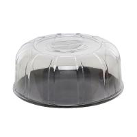 Boleira Elegance Redonda Com Tampa 30cm Preta Em Policarbonato Linha Profissional Cook Vem - 4