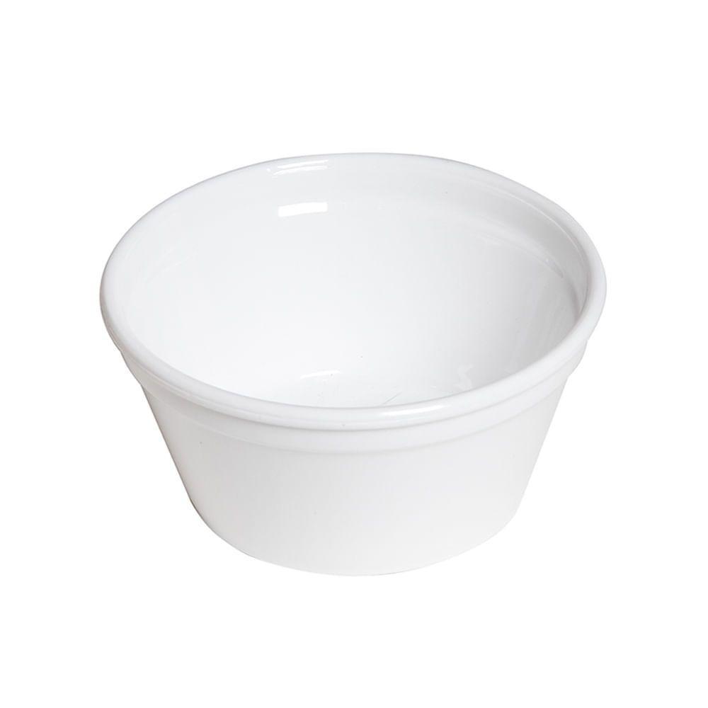 Ramequim Cheff 240ml Branco Em Policarbonato Linha Profissional Cook Vem - 1