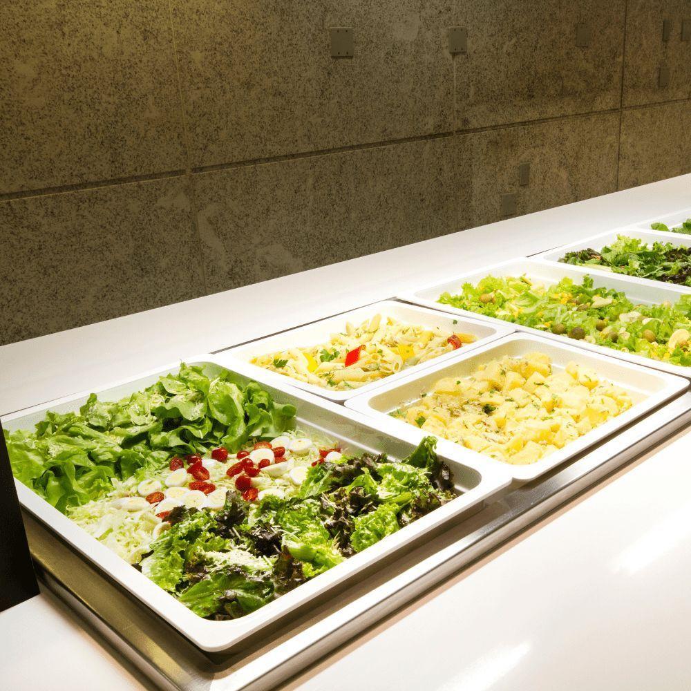 Cuba Gn 1-2 Cozinha 65mm Branca Em Policarbonato Linha Profissional Cook Vem - 2