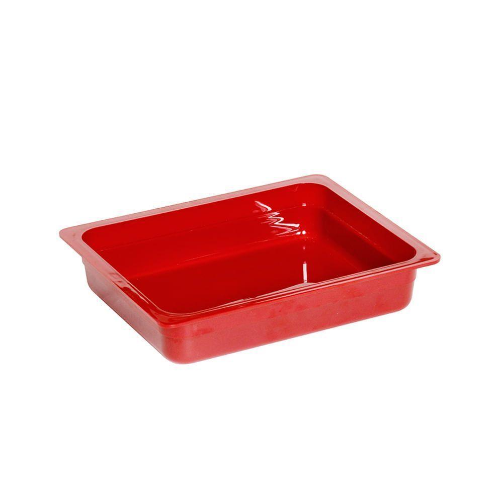 Cuba Gn 1-2 Cozinha 65mm Vermelha Em Polipropileno Linha Tropical Vem - 1