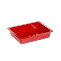 Cuba Gn 1-2 Cozinha 65mm Vermelha Em Polipropileno Linha Tropical Vem - 1