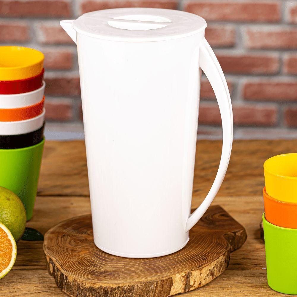 Jarra Fresc 2,5l Vermelha Em Polipropileno Linha Tropical Vem - 4