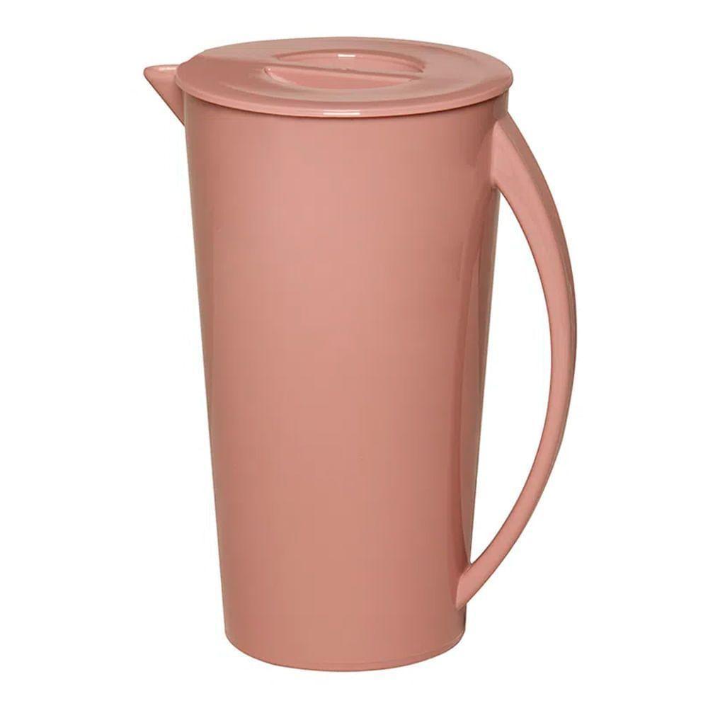 Jarra Fresc 2,5l Rosé Em Polipropileno Linha Tendência Vem - 1