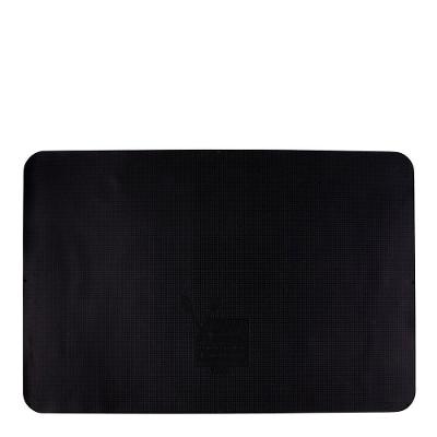 Tapete De Silicone Culinário Quadrado 40x60 Preto Em Silicone Linha Prepare Vem