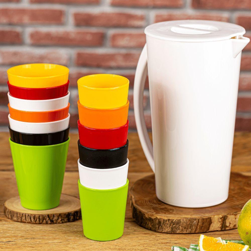 Jarra Fresc 2,5l Azul Em Polipropileno Linha Tendência Vem - 2