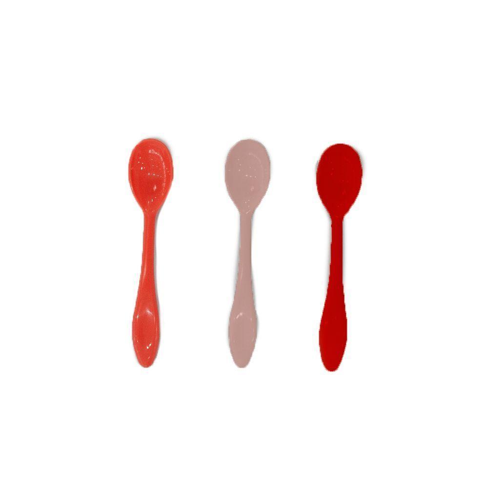 Kit Colher Dolce Vem Rosé-vemelho-coral Pp Linha Alegria - 2