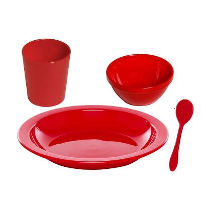 Kit Refeição Infantil Vem Vermelho Linha Alegria