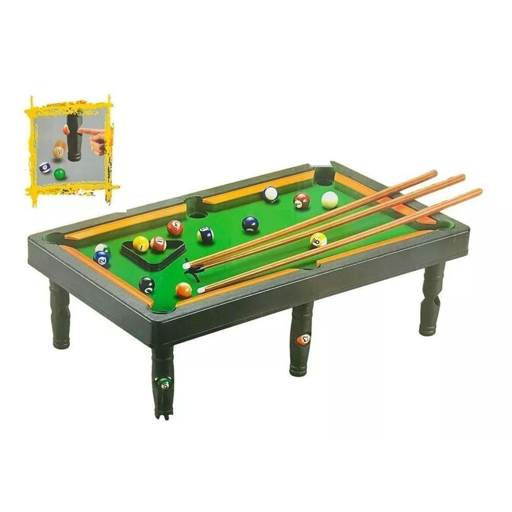 Mesa Bilhar Sinuca Infantil Portátil Snooker Kit Completo - 5