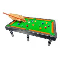 Mesa Bilhar Sinuca Infantil Portátil Snooker Kit Completo - 6