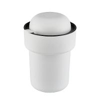 Lixeira Unique 5 Litros Branca Em Polipropileno - Vem - 1