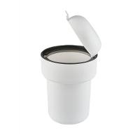 Lixeira Unique 5 Litros Branca Em Polipropileno - Vem - 3