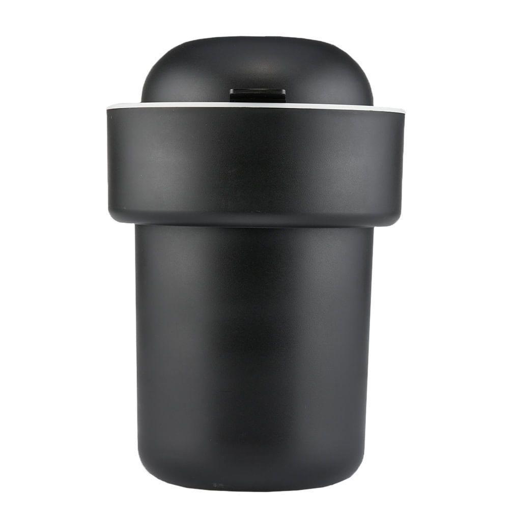 Lixeira Unique 5 Litros Preta Em Polipropileno - Vem - 1