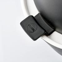 Lixeira Unique 5 Litros Preta Em Polipropileno - Vem