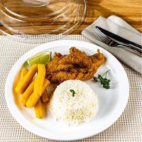 Cloche Elegance Redondo 27,5cm Branco Em Policarbonato Linha Profissional Cook Vem - 2