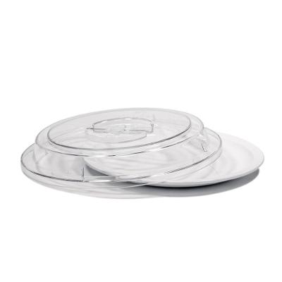 Cloche Elegance Redondo 24,5cm Natural Em Policarbonato Linha Profissional Cook Vem