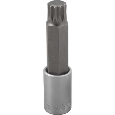 Soquete Multidentado Encaixe 1-2'' 16mm Longo Crv Vonder