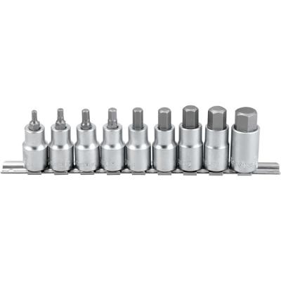 Jogo Soquete Sextavado 1-2'' 4-7mm Com 9 Pecas Vonder