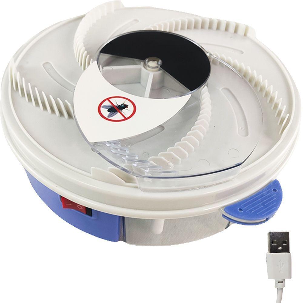 Armadilha Pega Moscas Prende Mosquito Insetos Pernilongos Usb Gaiola - 1