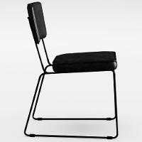 Kit 8 Cadeiras Estofada Sala De Jantar Couríssimo Preto