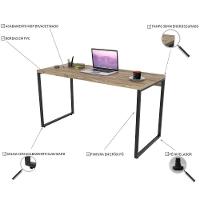 Kit Mesa Para Escritório Com Estante 135 Cm Carvalho