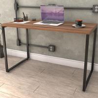 Kit Mesa Para Escritório Com Estante 120 Cm Nogal - 9