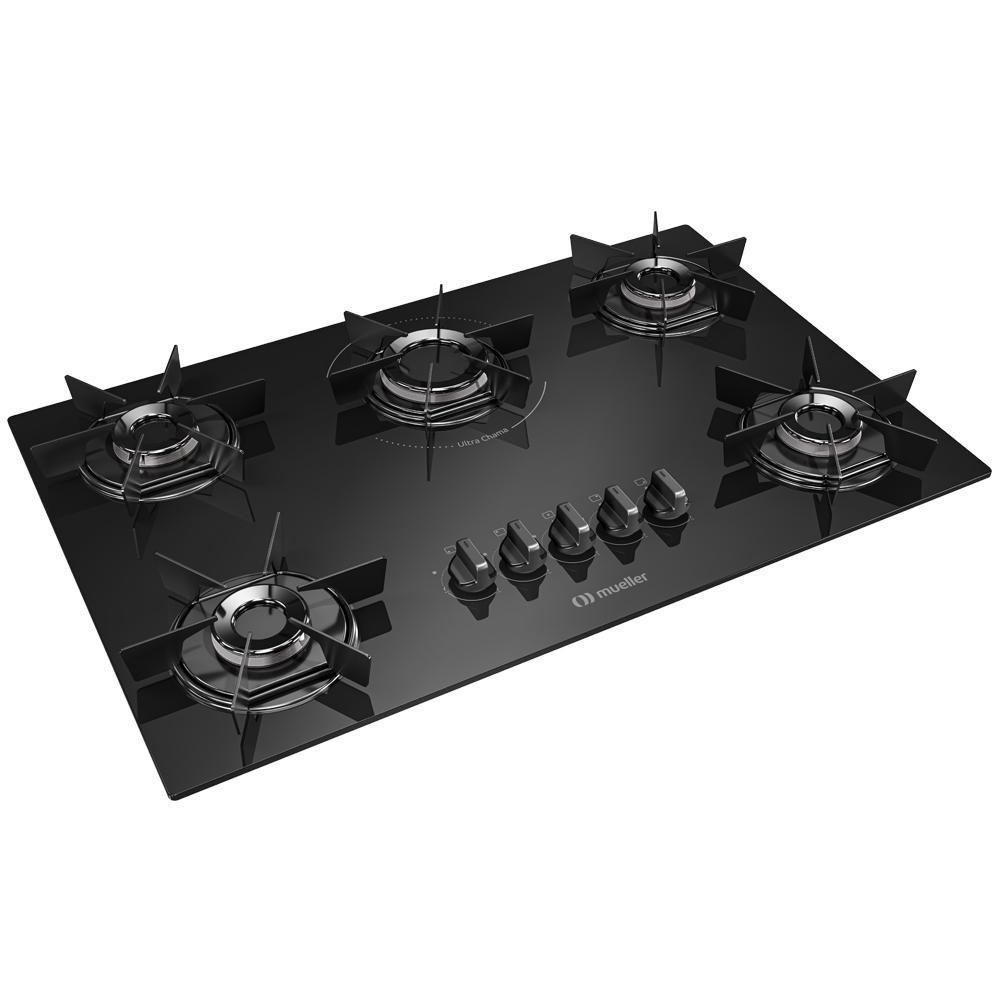 Cooktop Mueller 5 Bocas Queimador Ultra Chama Mcg115bb Bivolt - 6