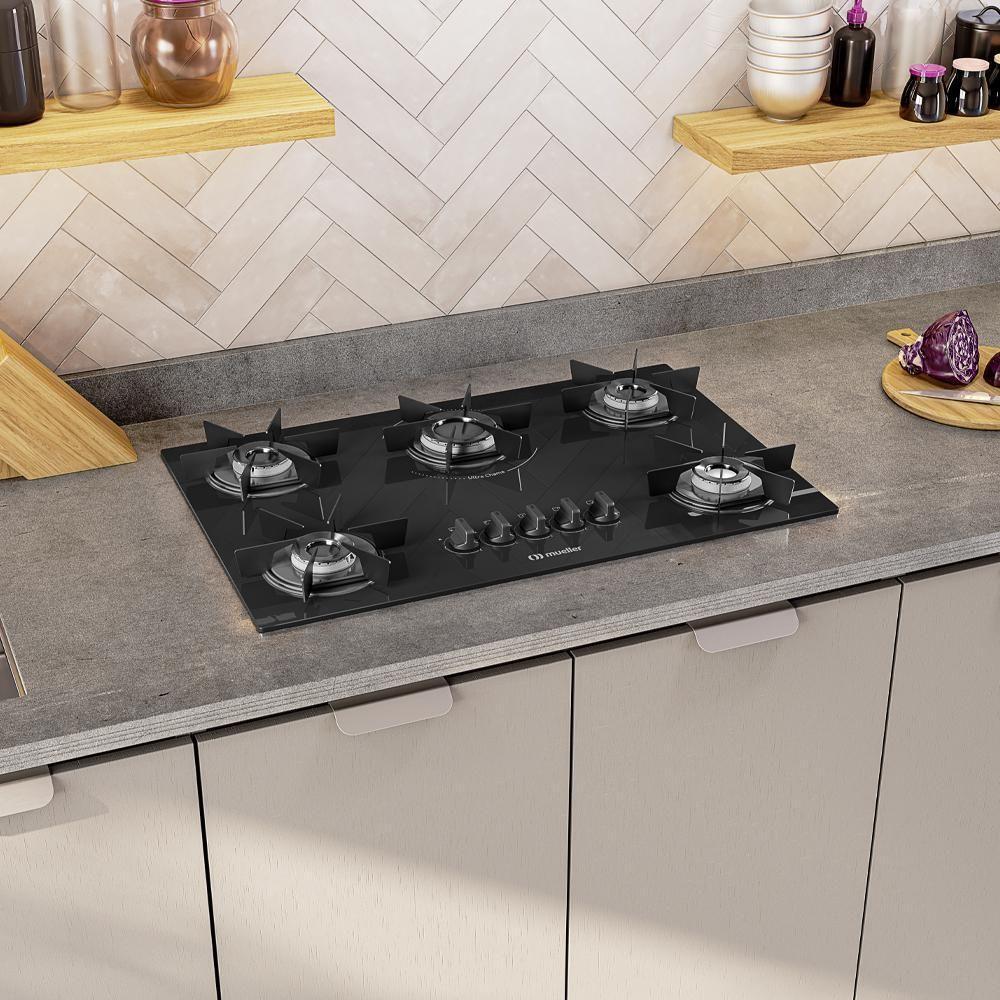 Cooktop Mueller 5 Bocas Queimador Ultra Chama Mcg115bb Bivolt - 8