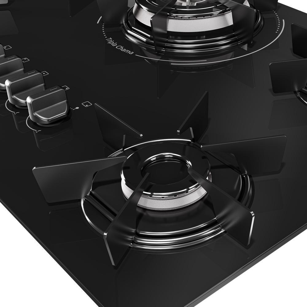 Cooktop Mueller 5 Bocas Queimador Tripla Chama MCG5BC Bivolt - 5