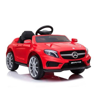 Carro Elétrico Infantil Mercedes-benz 12V Bang Toys Com 2 Motores E Controle Remoto Vermelho