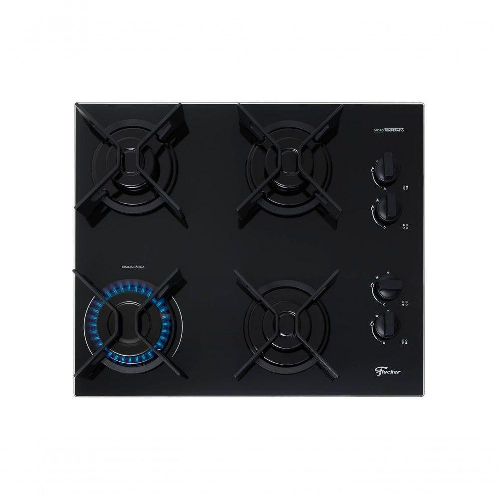 Fogão Cooktop Fischer 4 Bocas Fit Line 36310-102671 Bivolt - 4