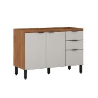 Balcão Para Pia 120cm Sem Tampo Firenze Amendola Touch/nude Prime Tx - Demóbile - 8