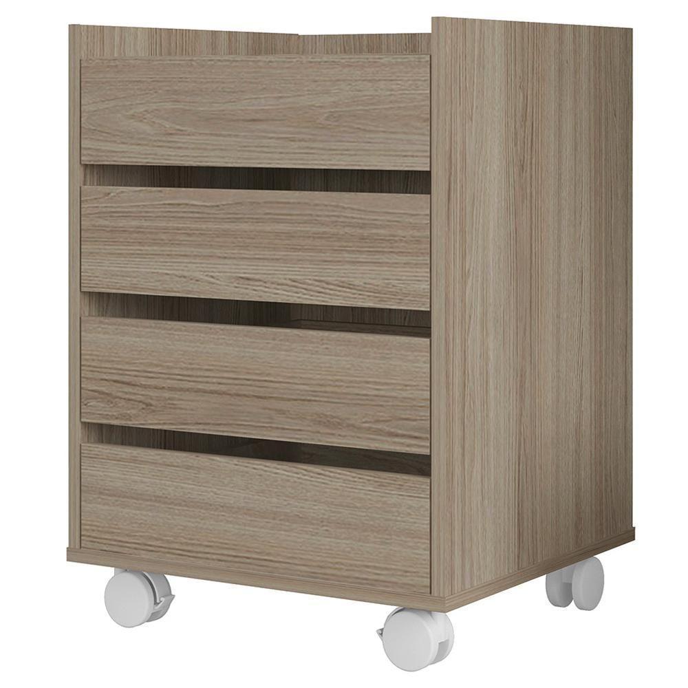 Gaveteiro Organizador Para Escritório 4 Gavetas Caemmun - 1