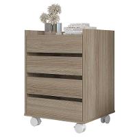 Gaveteiro Organizador Para Escritório 4 Gavetas Caemmun - 3