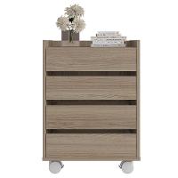 Gaveteiro Organizador Para Escritório 4 Gavetas Caemmun - 5