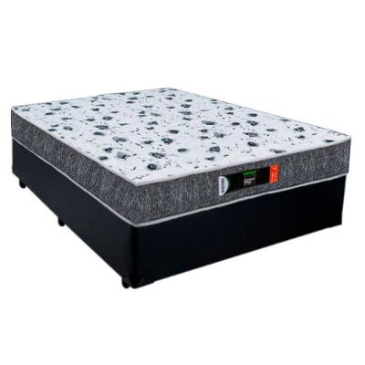 Cama Box Casal + Colchão Ortopédico Resistente Pró D28 Prime Colchões 138x188x60 Preto