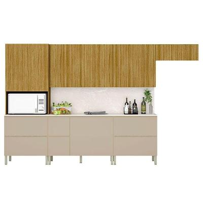 Cozinha Modulada Art 8 Peças Freijó Vanilla Riscatto - Kits Paraná