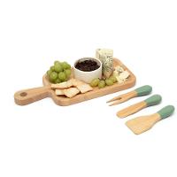 Jogo De Utensílios Queijos E Antepastos De Bambu 3pcs Verde - 5