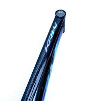 Bicicleta Aro 29 Krw Alumínio 27 Vel Freio Hidráulico Suspensão Com Trava S9 19 Preto-Azul E Roxo