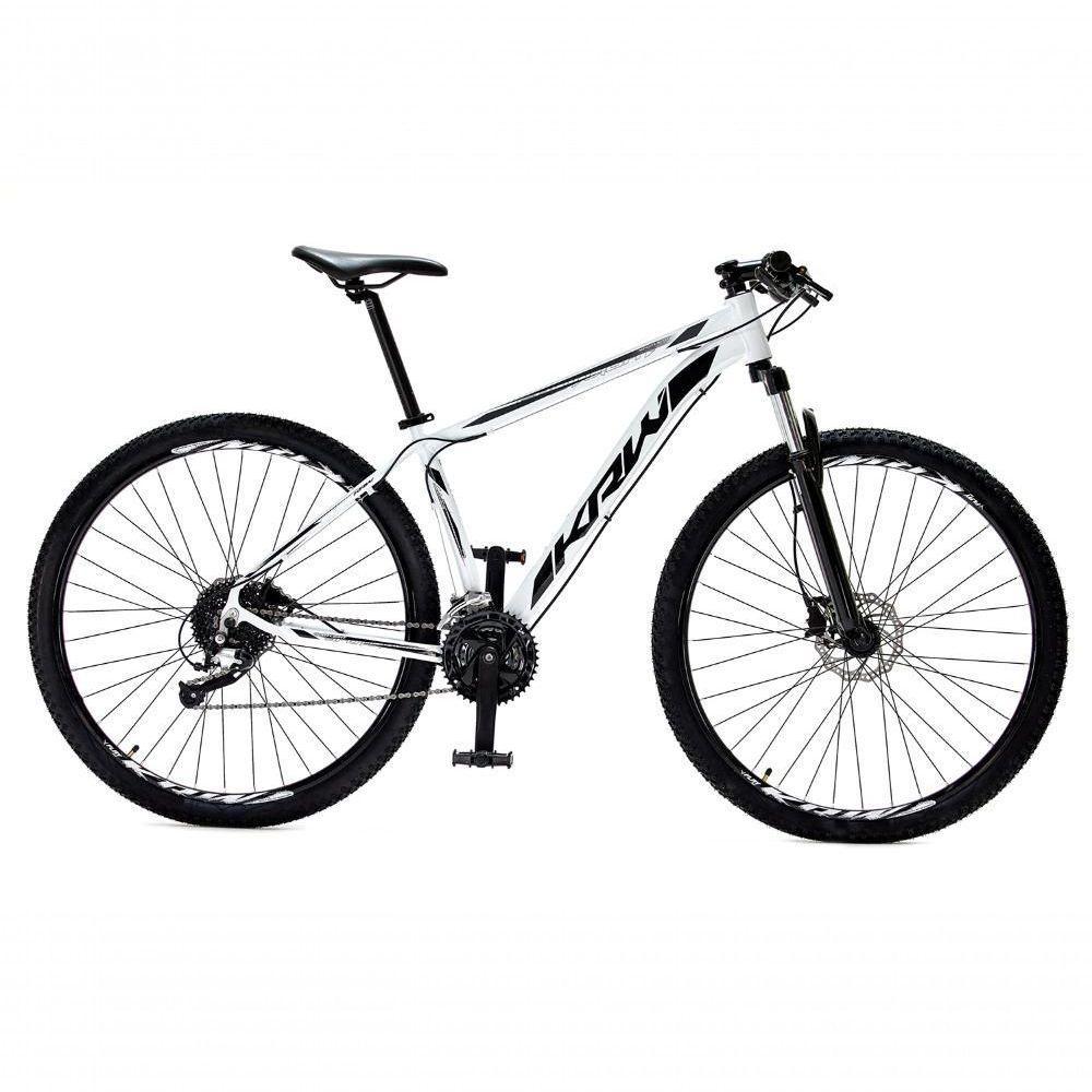 Bicicleta Aro29 Krw Alumínio Shimano 24v Freio Hidráulico S5 15.5 Branco-Preto - 1