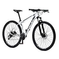 Bicicleta Aro 29 Krw Alumínio Shimano 24 Vel Freio A Disco Suspensão S4 15.5 Branco-Preto - 3