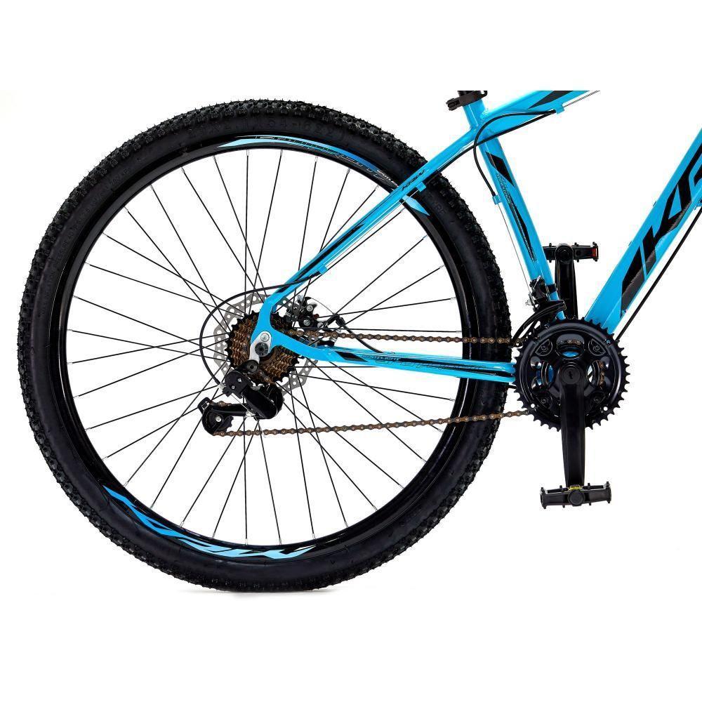 Bicicleta Aro 29 Krw Alumínio 24 Vel Freio A Disco Suspensão Dianteira S1 15.5 Azul-Preto - 5