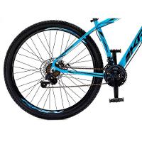 Bicicleta Aro 29 Krw Alumínio 24 Vel Freio A Disco Suspensão Dianteira S1 15.5 Azul-Preto - 5